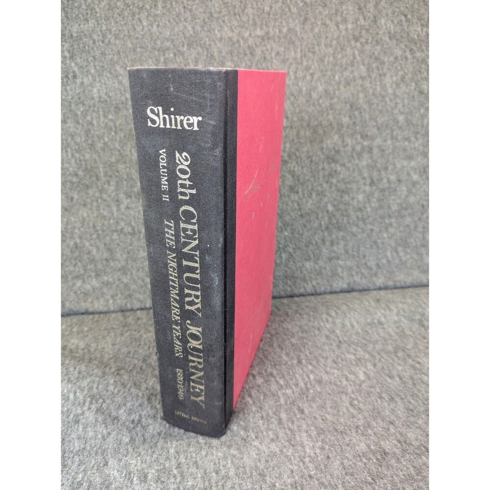 William L Shirer The Nightmare Years 1930-1940 Vol 2 1984 Hardcover